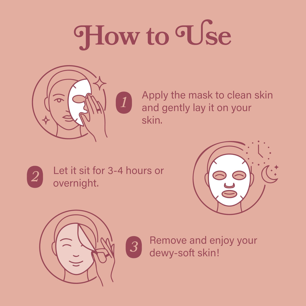 LE GUSHE masks on bathroom vanity suggesting a relaxing nightly skincare ritual