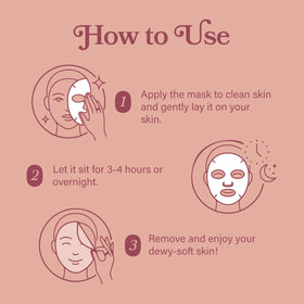 LE GUSHE masks on bathroom vanity suggesting a relaxing nightly skincare ritual