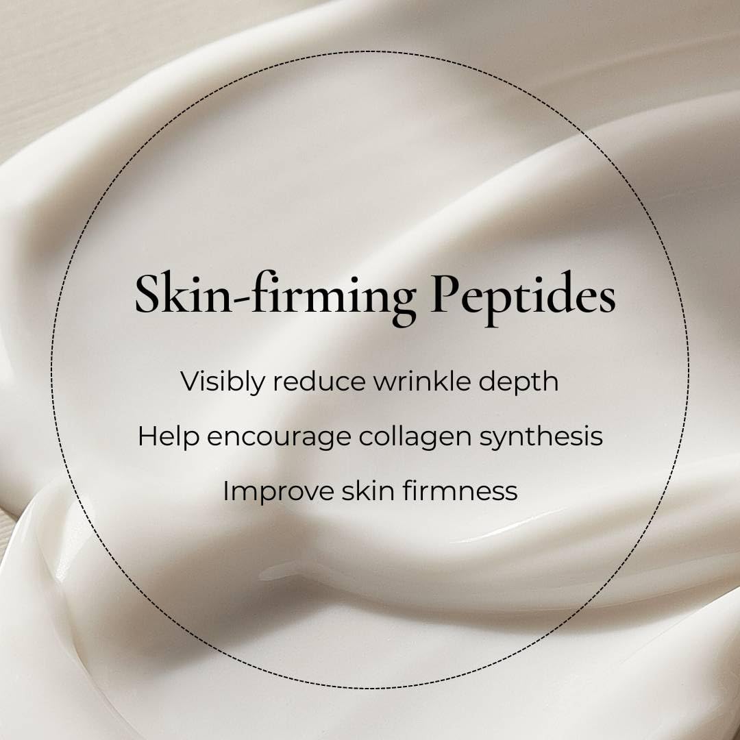 Le Mieux label close-up showing peptide and hyaluronic ingredient highlights