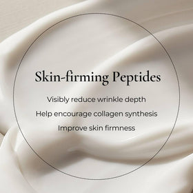 Le Mieux label close-up showing peptide and hyaluronic ingredient highlights