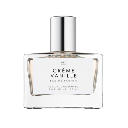 Le Monde Gourmand front bottle view highlighting elegant design and wearable vanilla