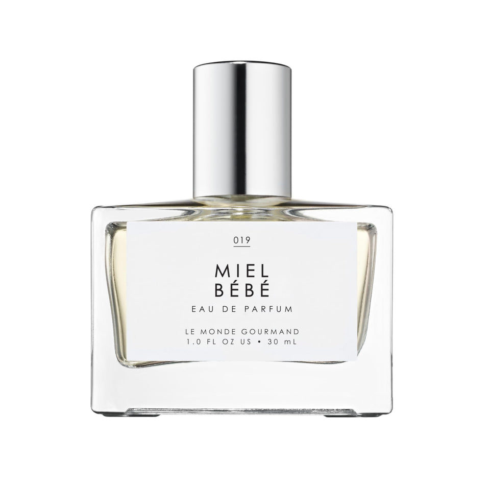 Le Monde Gourmand front bottle view showing elegant label and compact size for travel