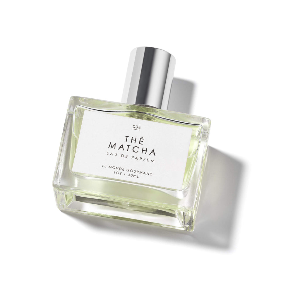 Le Monde Gourmand bottle front packaging showing scent identity and compact size benefit