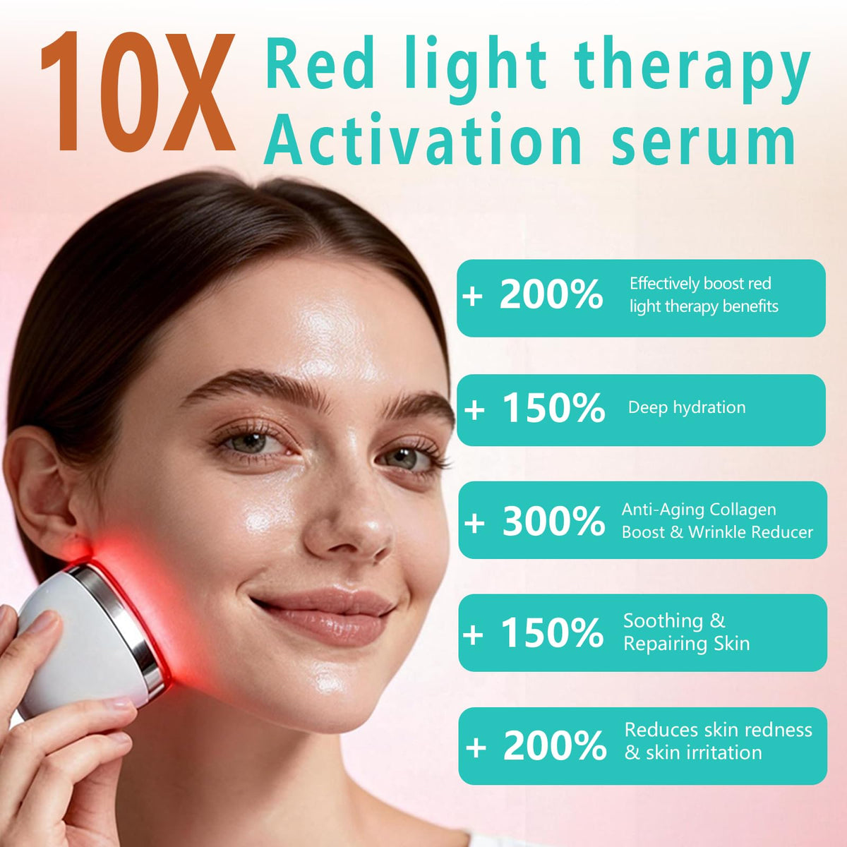 LE SECRET serum texture on pipette highlighting fast absorption benefit