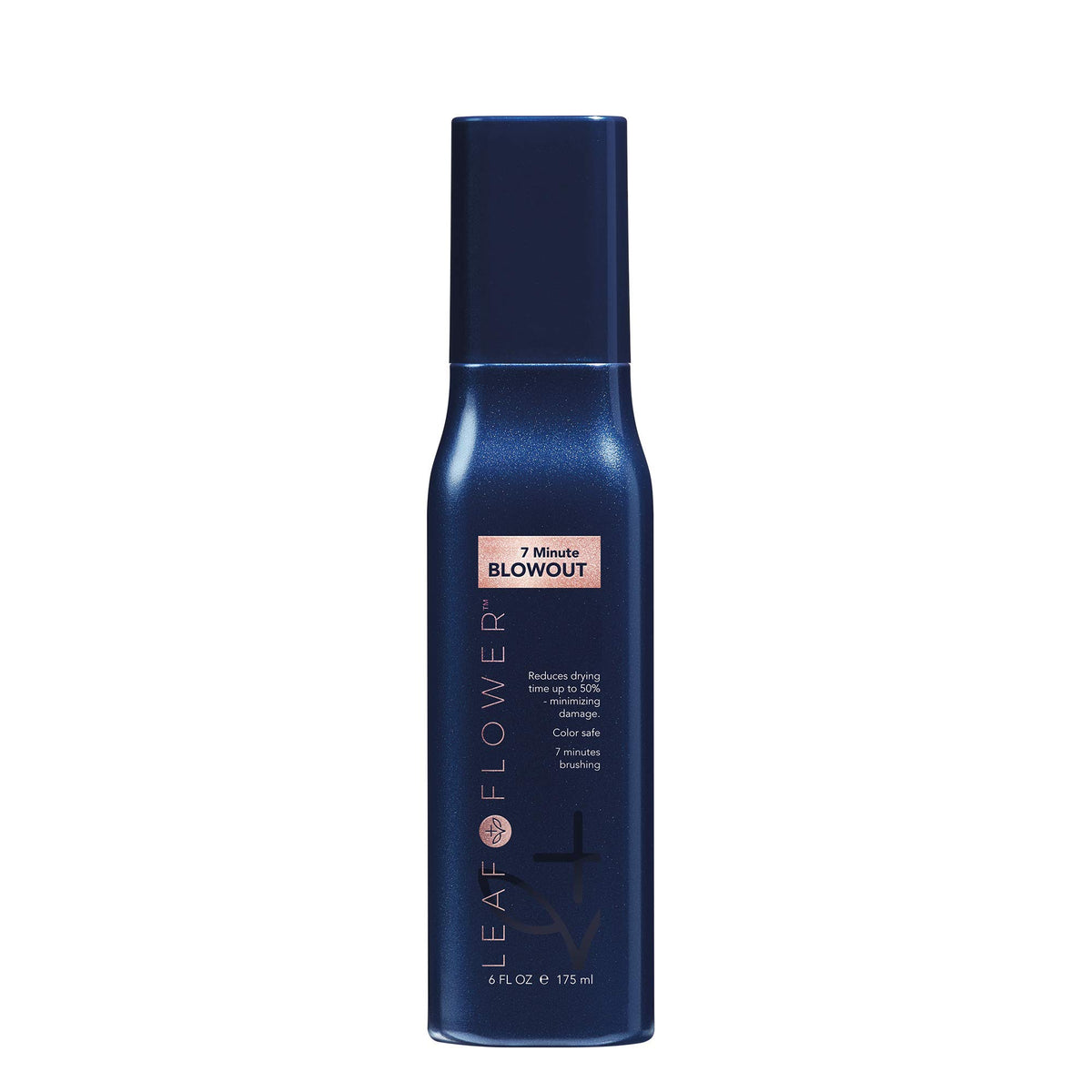 LEAF & FLOWER 7 Minute Blowout applied to damp hair during blow-dry for faster styling