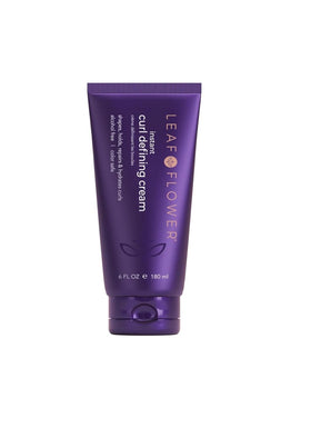 Leaf & Flower front packaging showing size and label, clear curl benefit