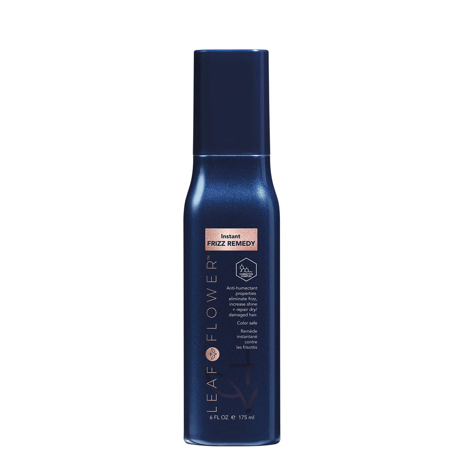 LEAF & FLOWER front bottle showing label and size, highlights humidity protection