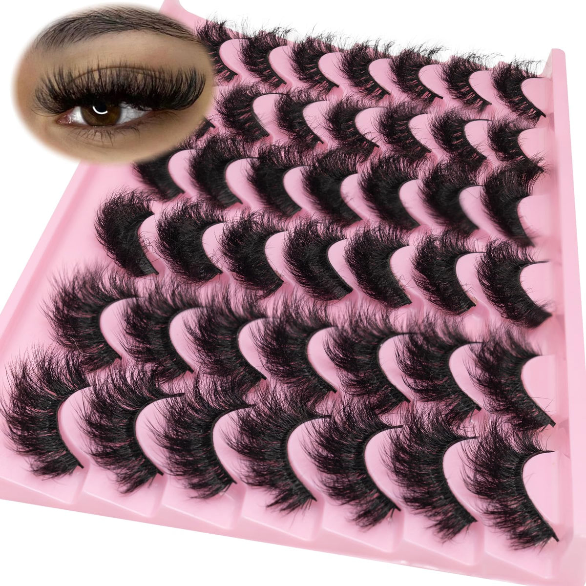 LEAFMOON front packaging showing 21-pair set and mixed styles, clear value