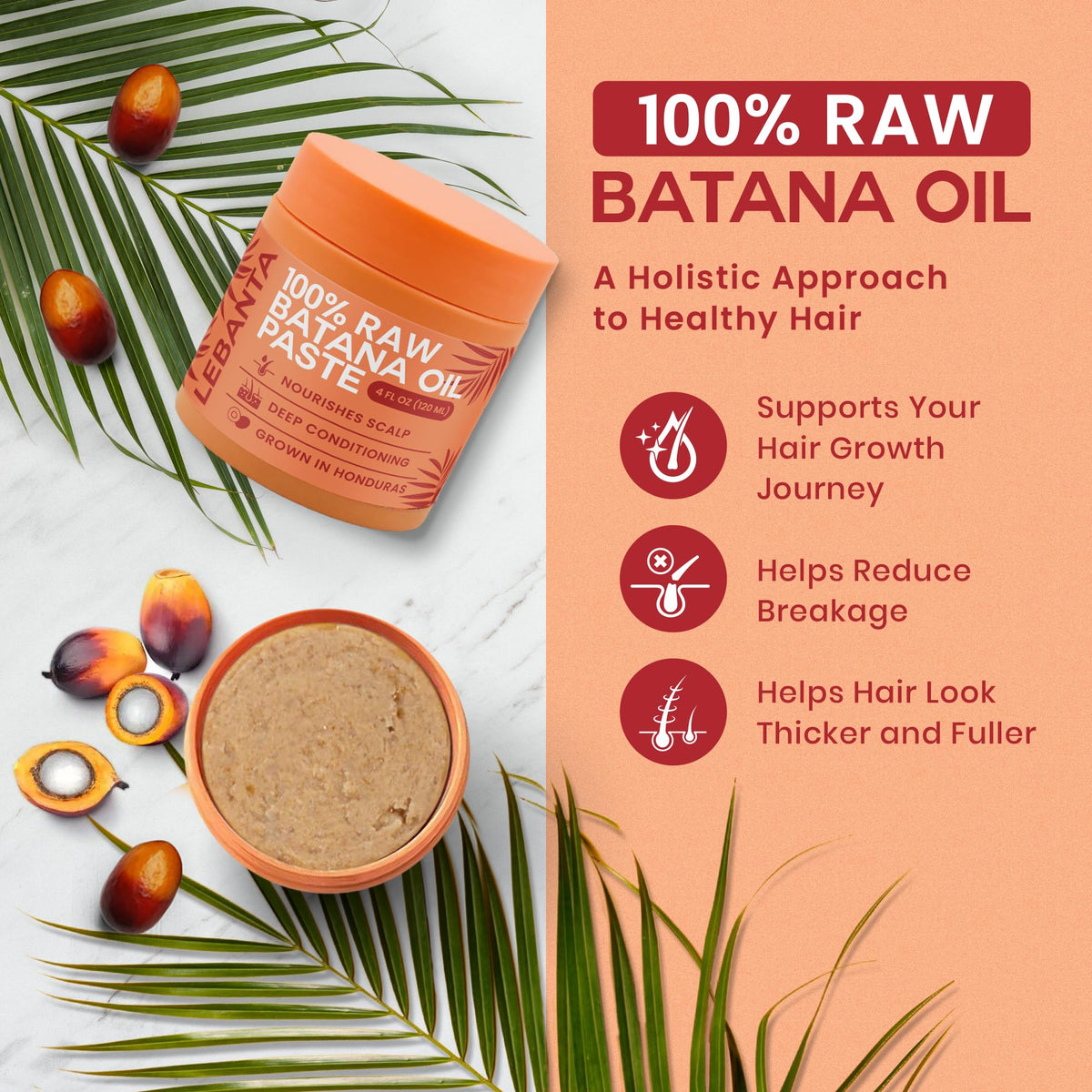 Lebanta oil texture close-up highlighting rich unrefined consistency benefit