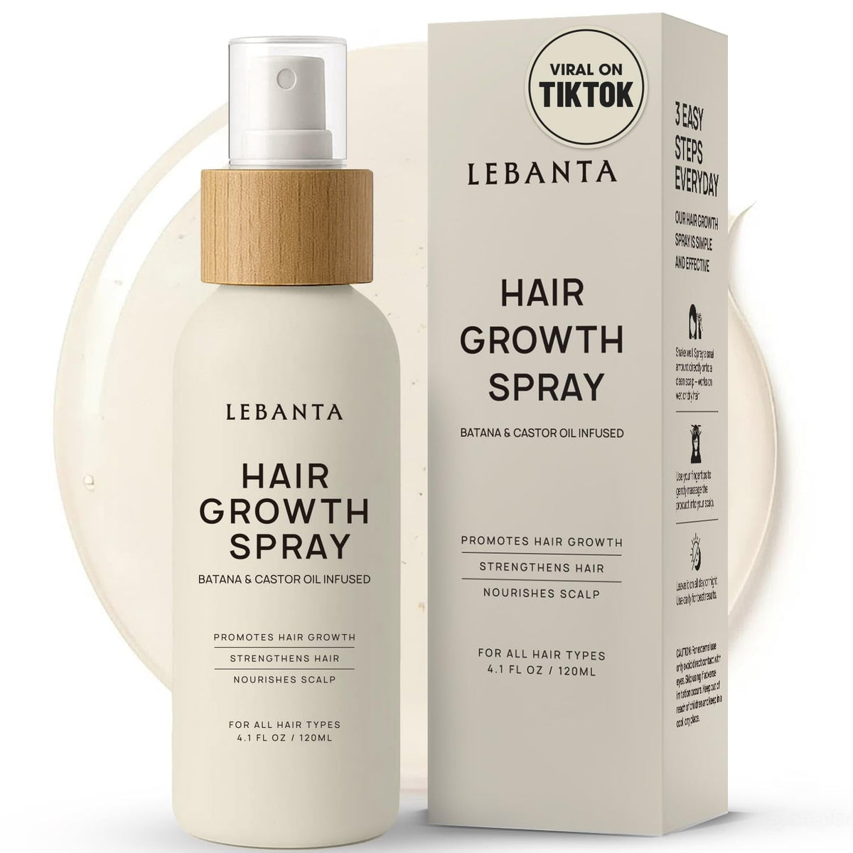 Lebanta front packaging showing bottle and product name with clean styling