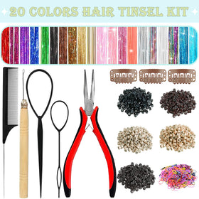 LEDIZE close-up of color array strands highlighting holographic sparkle benefits