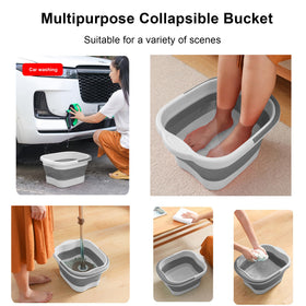Leemeimei in use during a home foot soak, promotes relaxation routine
