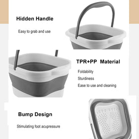 Leemeimei side view with handle, easy to carry and transport