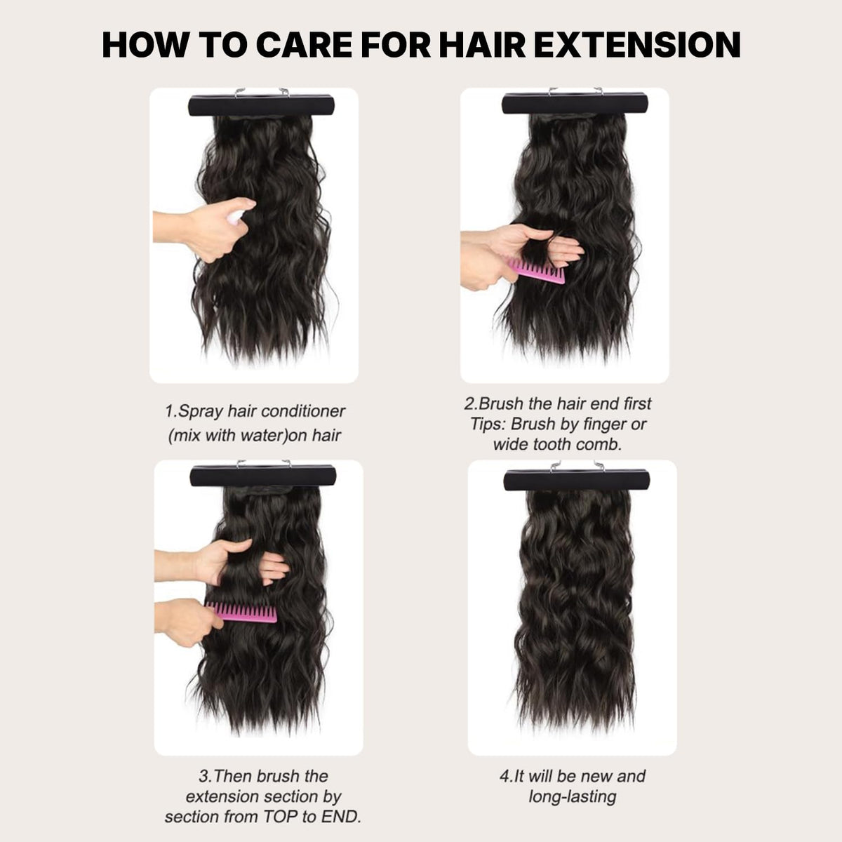 LEEONS styled in-use party look showing volume boost and quick transformation benefit