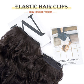 Lifestyle shot of LEEONS extensions styled for evening showing polished look benefit