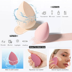 Leeshine close-up texture of sponge surface, even pores reduce product waste