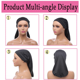 Leeven cap used as helmet liner highlighting comfort and hair protection