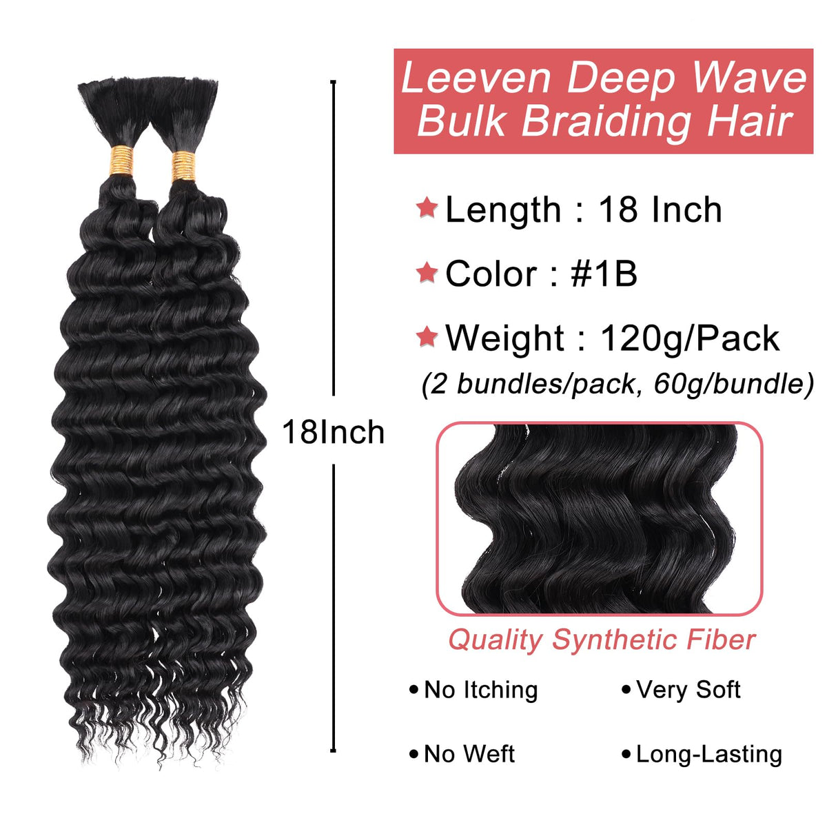 Leeven close-up of water-wave texture highlighting soft curls and realistic movement