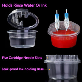 LEEYUKA close-up of five precision needle slots for tidy pigment control