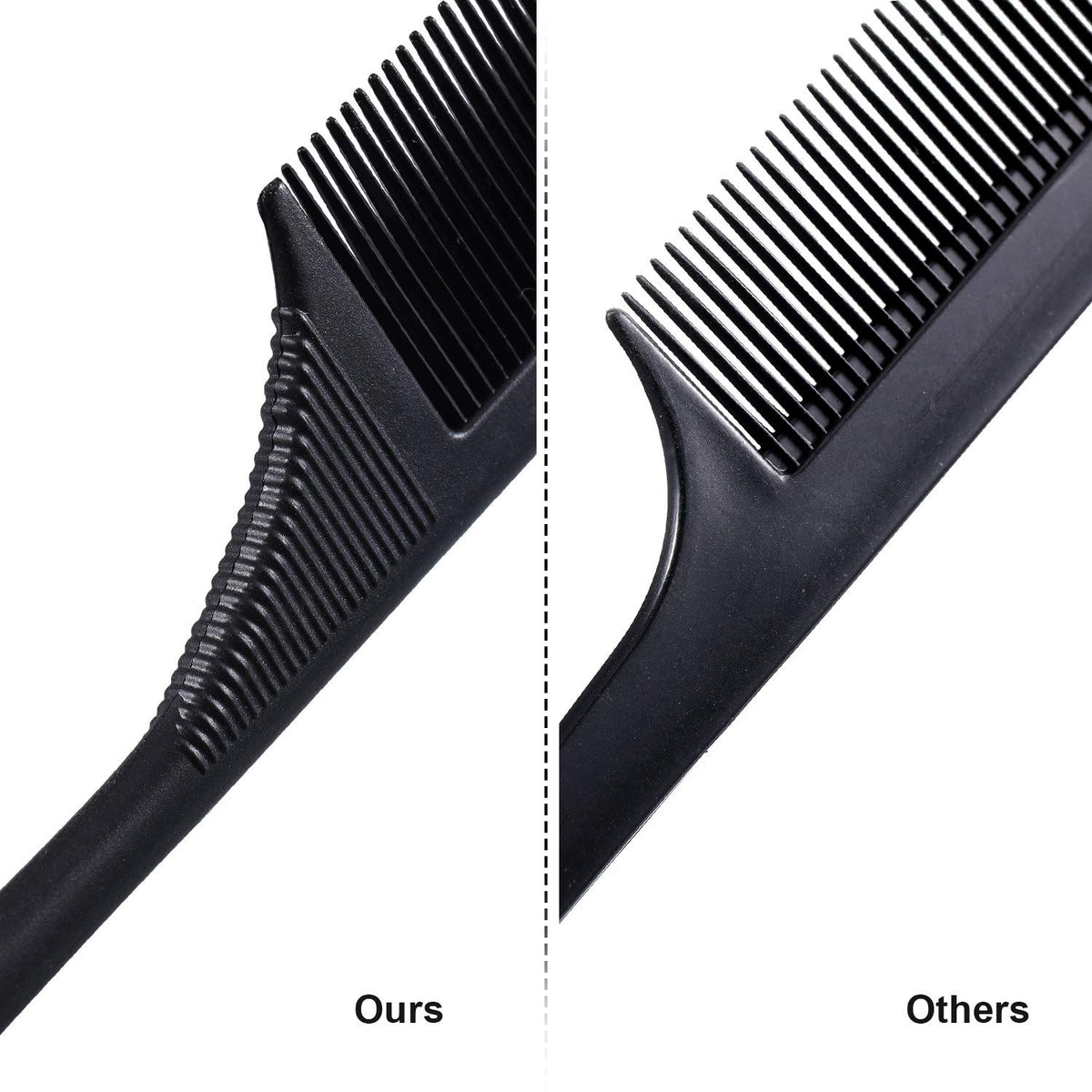 Leinuosen comb used for braiding demonstrating steady sectioning and faster styling