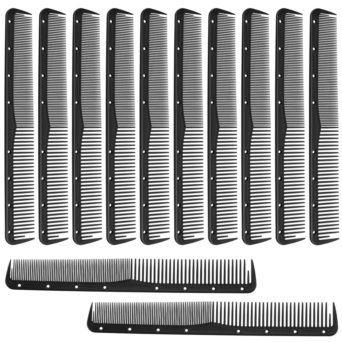 Leinuosen front view of 12-piece comb pack showing set and benefit of having spares