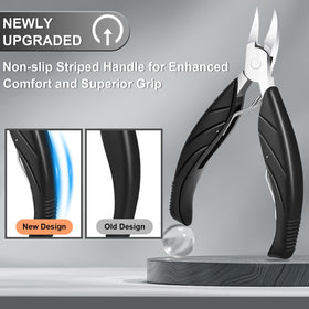 Leipple ingrown lifter and dual files to lift and smooth nail edges for safer trimming
