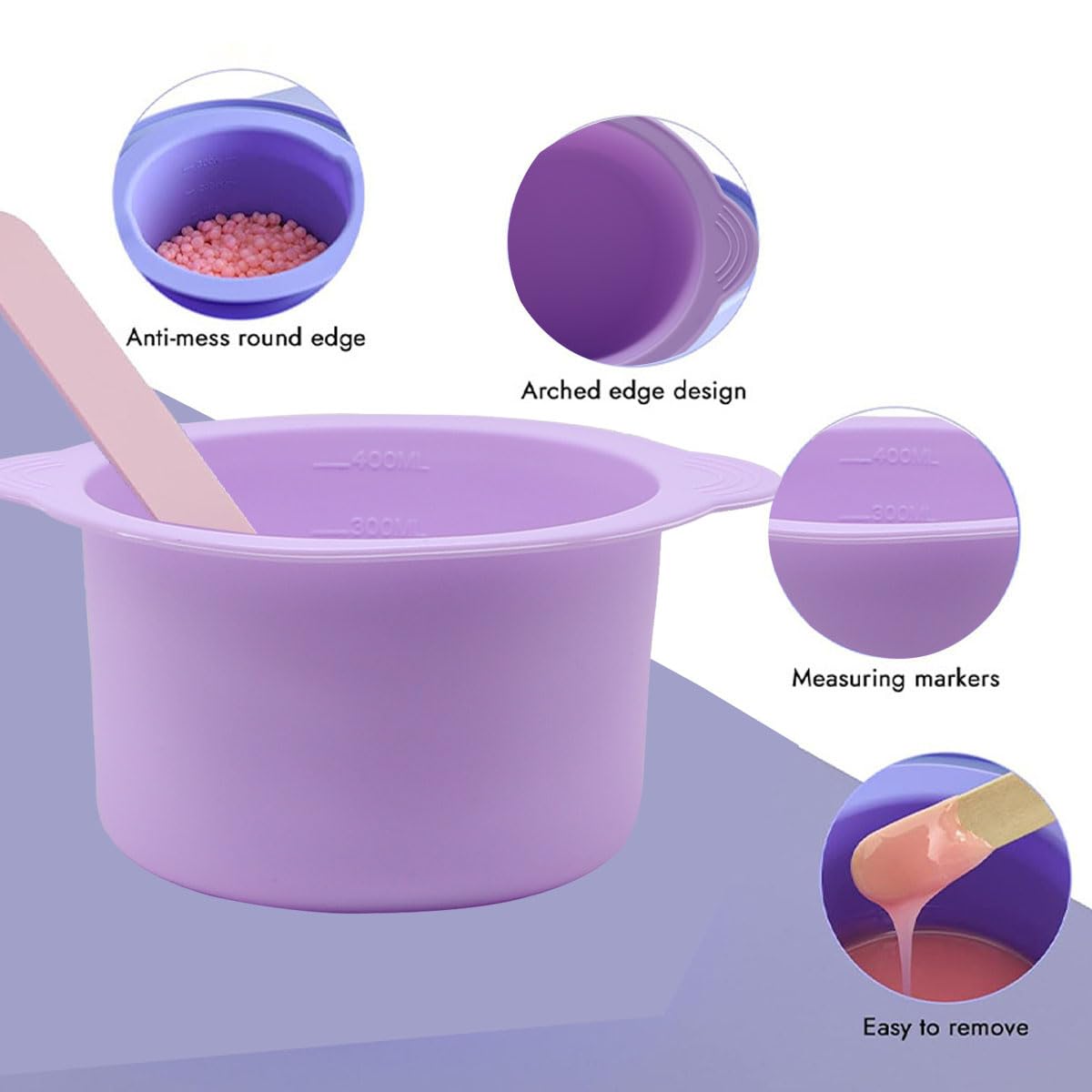 LEISENOR pack of 50 spatula sticks fanned out for hygienic single-use application benefit