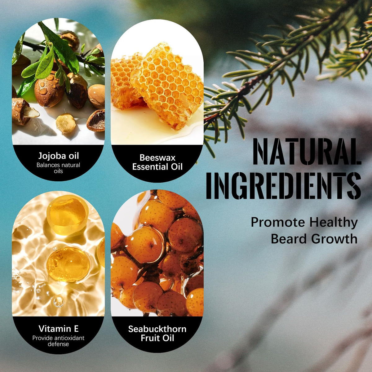 LELLURE Apolo label detail to show natural oils and butters ingredients