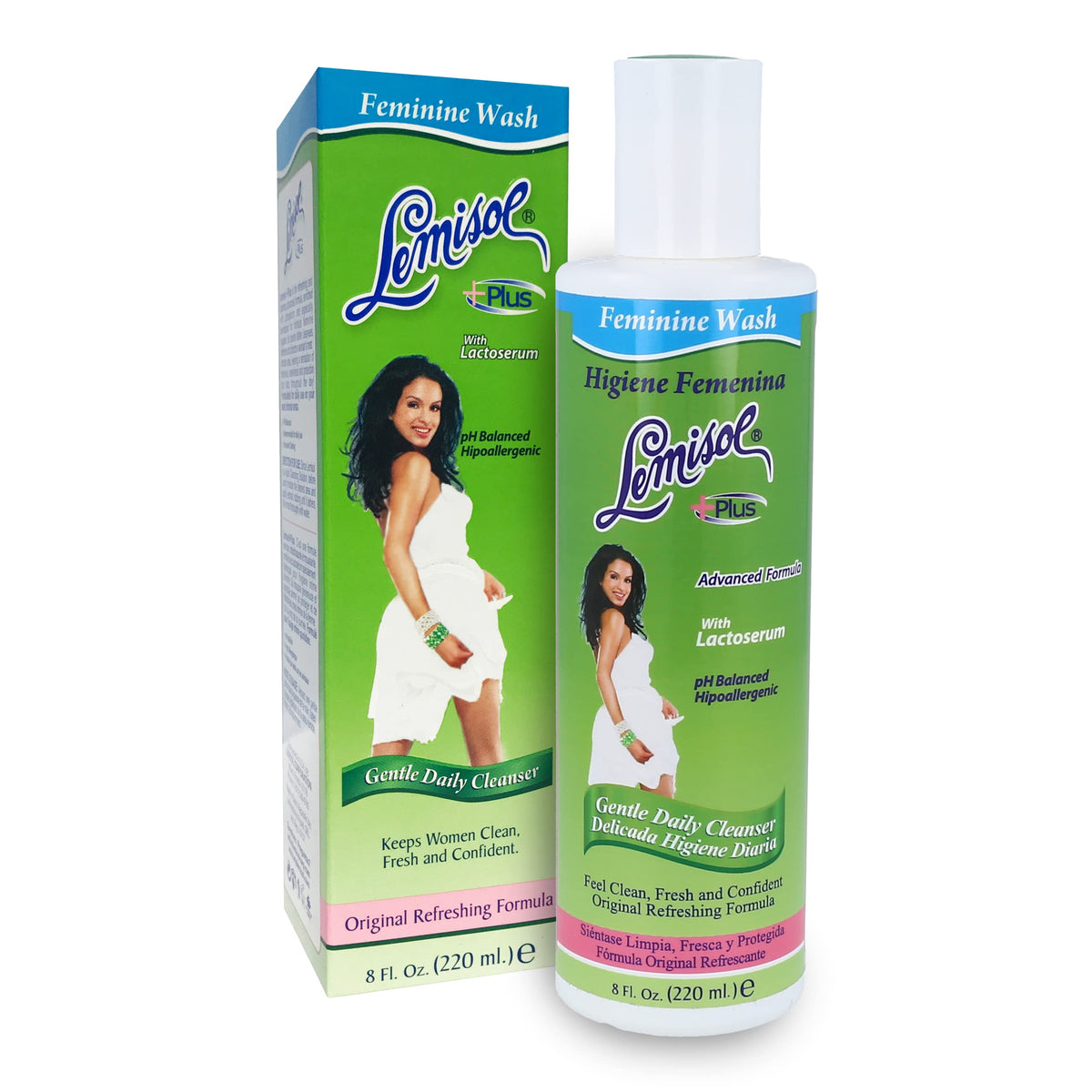 Lemisol front bottle showing clean label and 8 fl oz size for easy use