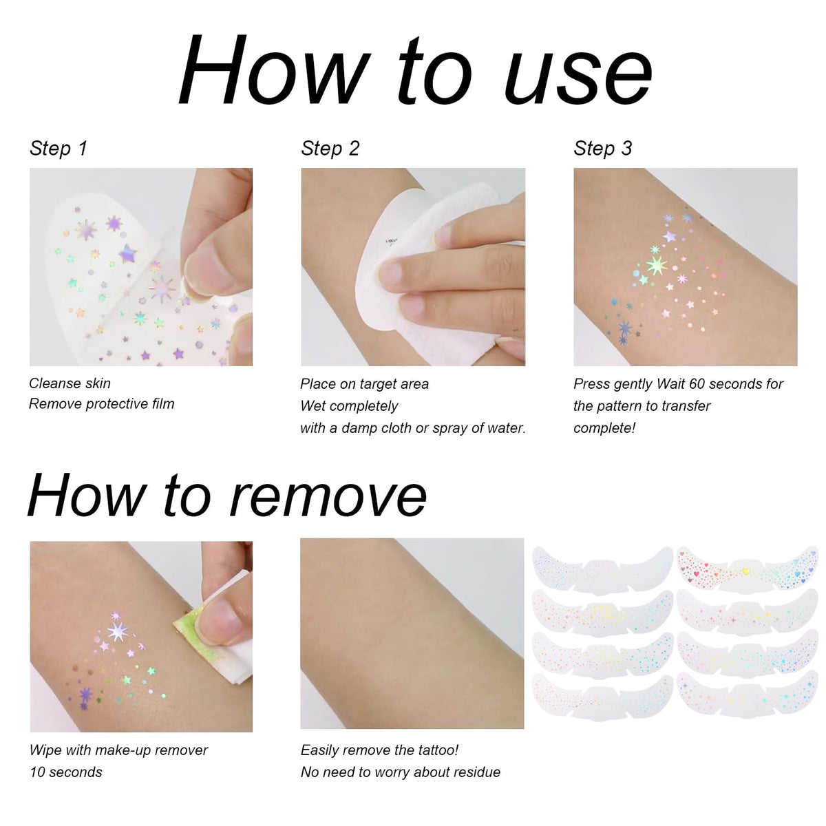 LemonSac step-by-step application wet and peel demonstration for quick use