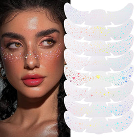 LemonSac front packaging showing 8 holographic glitter freckles, ready to wear