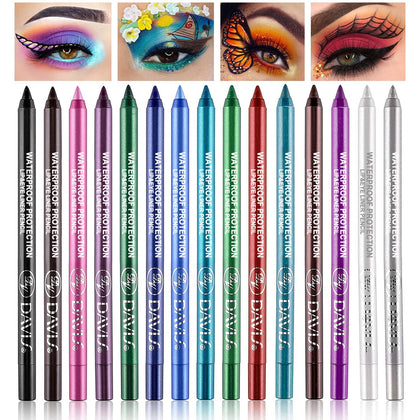 LemonSac front packaging showing 15-color eyeliner set and compact case benefit portability