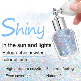 LemonSac Glint-Rainbow close-up of fine glitter texture and sparkle