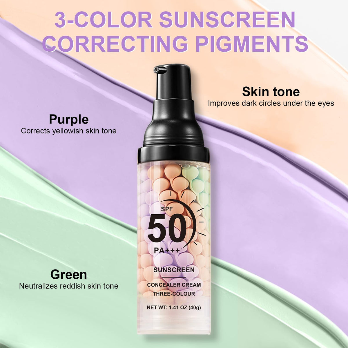 LemonSac swirled cream closeup revealing color‑correcting pigments for even tone