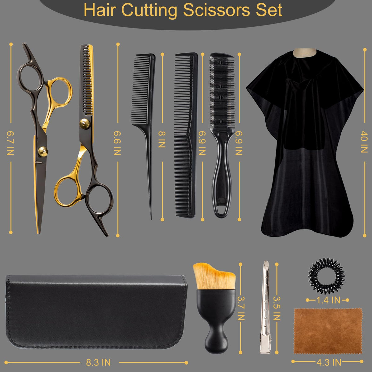 lengnoyp kit in use haircut action demonstrating comfortable grip and control