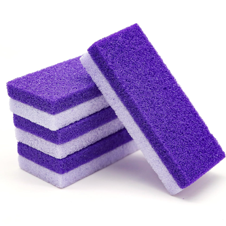 lenpestia front pack purple pumice four pack showing contents and convenience
