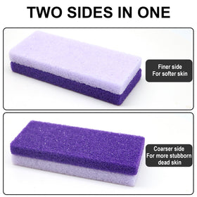 lenpestia hand holding pumice stone demonstrating comfortable ergonomic grip