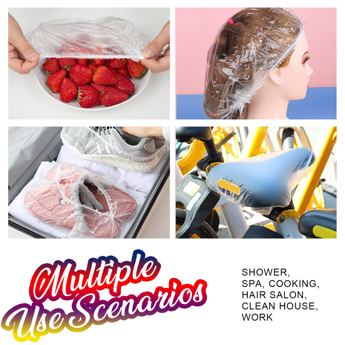 LEOBRO cap protecting hair during salon treatment for mess-free results