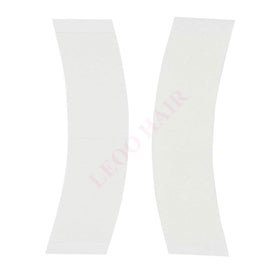 LEOO HAIR clear tape edge and white liner detail demonstrating easy application
