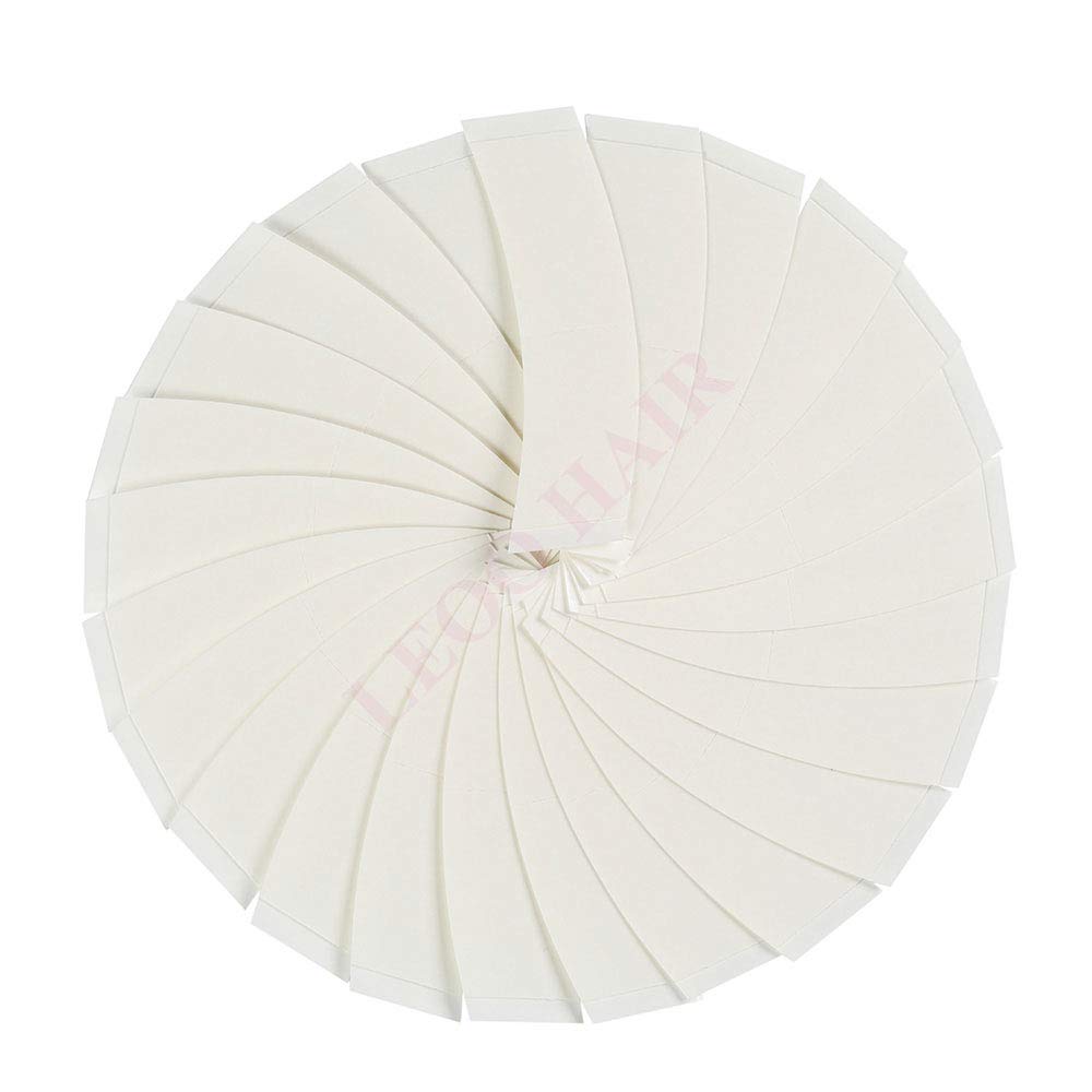 LEOO HAIR open bag with 36 contour C strips displayed for convenient stock