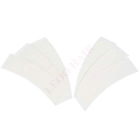 LEOO HAIR tape applied to lace base showing secure, flexible bond