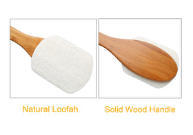 Leotruny loofah texture expanded when wet delivering gentle exfoliating action