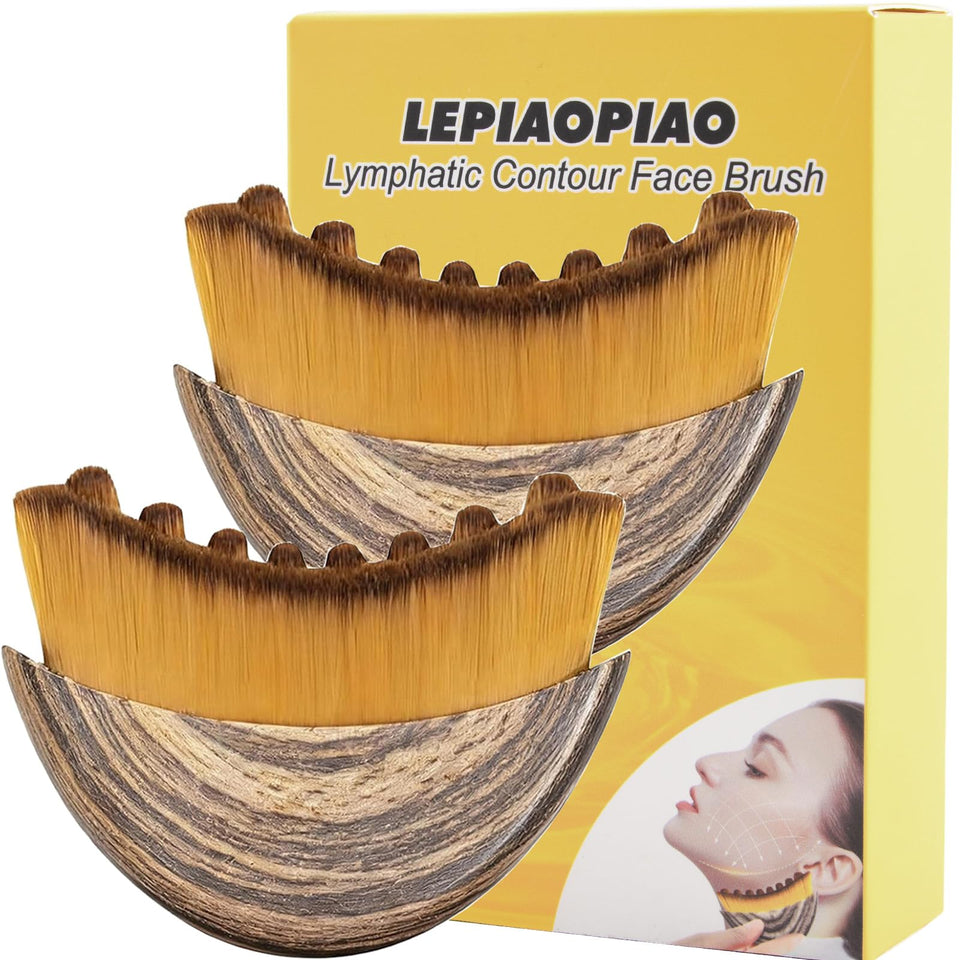 LEPIAOPIAO brush front packaging showing two-piece set and benefits