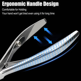 LePinko ergonomic handle and double-spring for reduced hand fatigue and smooth action