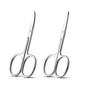 LePinko front packaging of grooming scissors set showing compact case and tools for easy travel