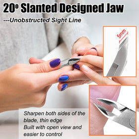 LePinko nipper held in hand showing ergonomic size and better control