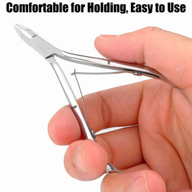 LePinko in a bathroom manicure setup showing salon-quality convenience