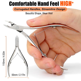 LePinko protective shell beside trimmer highlighting travel-friendly compact size