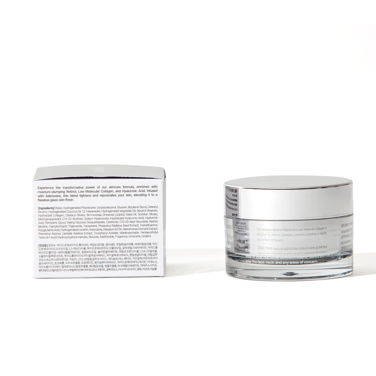 Lepique cream size comparison with hand displaying travel-friendly volume