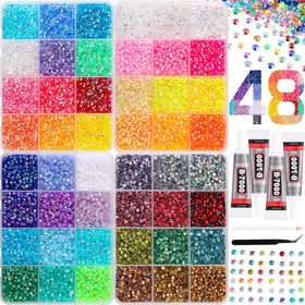 LERBOU front packaging showing stones, glue and tools for instant crafting benefit